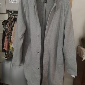 Women's Gray Puffer Jacket
